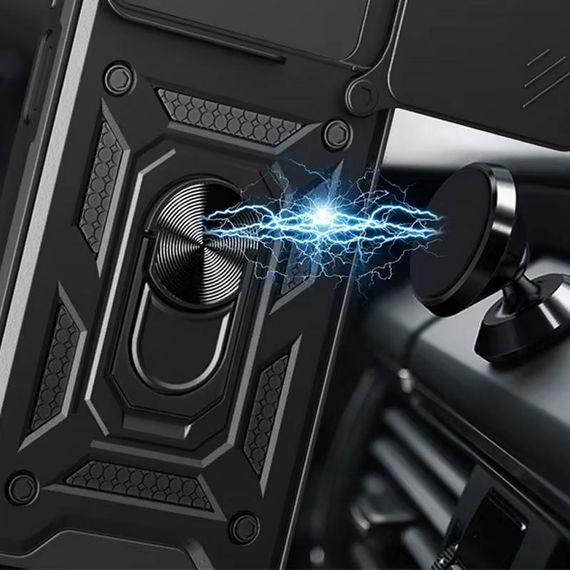 Чохол Ummi Camshield Serge Ring для Xiaomi Poco F7 Pro Чорний | Зображення 2