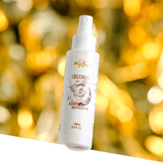 Інтимний гель-лубрикант - MyLove Taste Slide Sensitive Coconut, 100 мл | Зображення 3