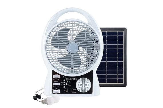 Портативний вентилятор з радіо та LED-лампами XPRO N288-8 (45951-_969) | Зображення 2