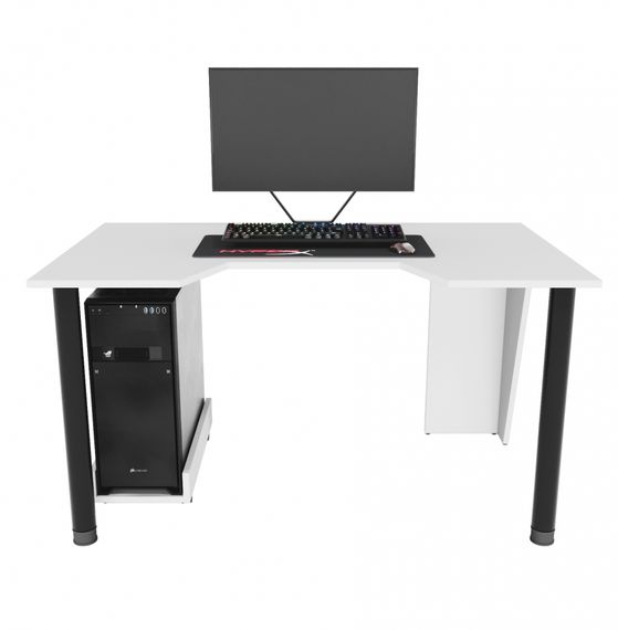 Стол геймерский ZEUS GAMER-2 белый | Зображення 4