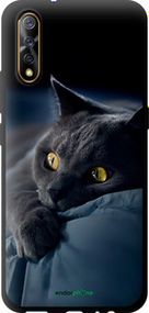 Чохол на Vivo V17 Neo Димчастий кіт "825b-1764-2448"