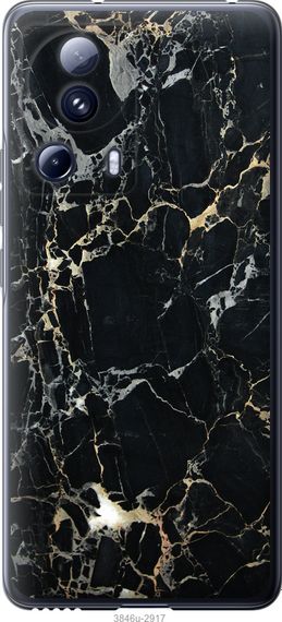 Чехол на Xiaomi Civi 2 Черный мрамор "3846u-2917-17620"