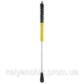 Ёршик для шахты с пластиковой ручкой Черно - Желтый