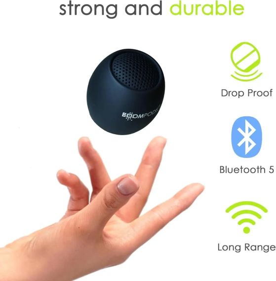 Bluetooth динамік Boompods Zero Talk з можливістю прямого під'єднання до Amazon Alexa, гучний зв'язок, удароп | Зображення 1