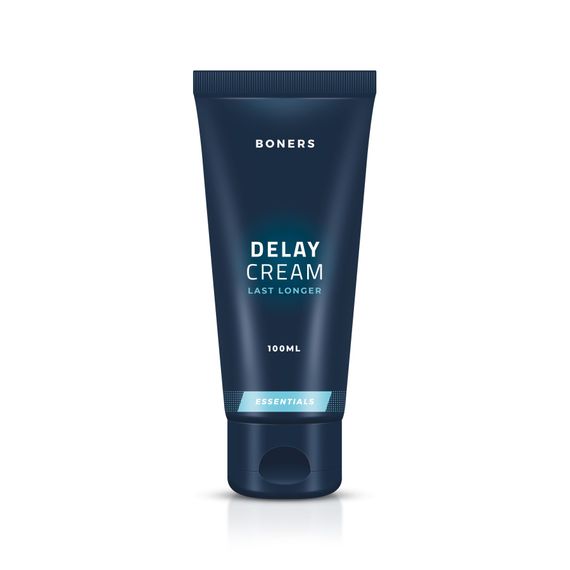 Крем-пролонгатор Boners Delay Cream 100 мл, легкий анестетик лаурет-9+мята