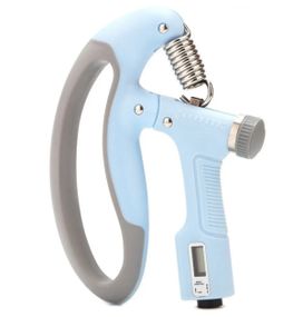 Еспандер кистьовий з лічильником PowerPlay PP-4403 з регульованим навантаженням 10-100 кг, Синій (PP_4403_Blue)