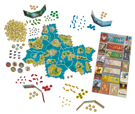 Настольная игра Киклады. Легендарное издание (Cyclades: Legendary Edition) | Зображення 1