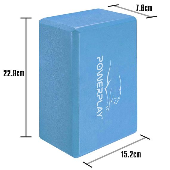 Блок для йоги PowerPlay 4006 Yoga Brick Синій | Зображення 1