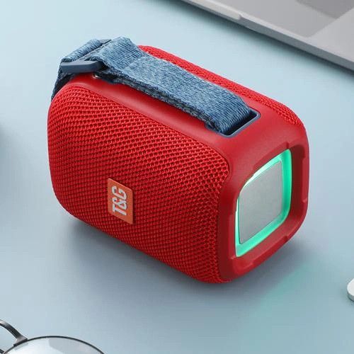 Bluetooth колонка з різнокольоровим підсвічуванням TG339, Bluetooth колонка з динамічним підсвічуванням HM-51 | Зображення 4