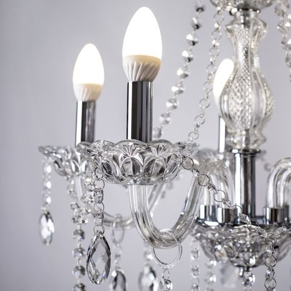 Люстра подвесная хрустальная свеча E14 60W (BCL-654S/5) | Зображення 2