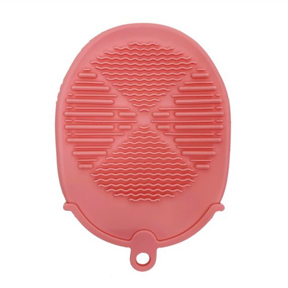 Силиконовая мочалка-перчатка для купания MGZ-0929(Pink)