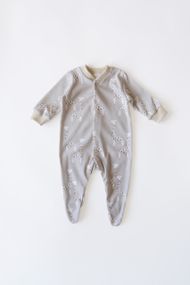 Чоловічки інтерлок принт Жираф бежевий від 1 до 18 месяців 80