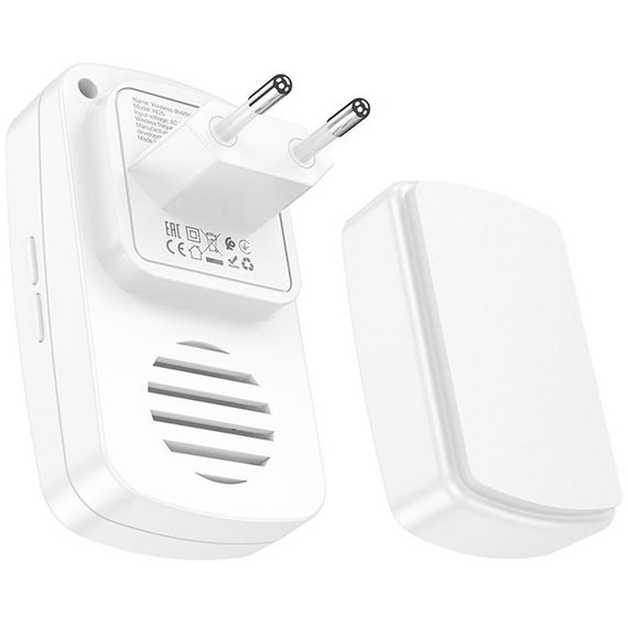 Дверной звонок Hoco HI26 EcoBell self-powered wireless doorbell | Зображення 2