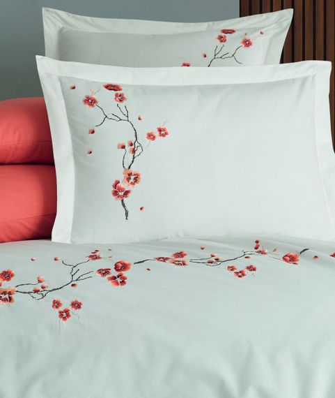 Постільна білизна Maribor Elegance Poplin 200 х 220 см Sakura  Krem