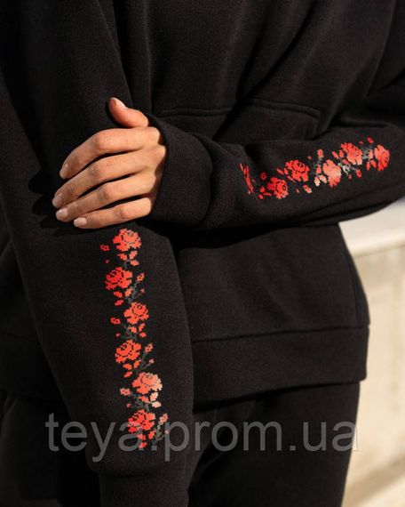Спортивний костюм для жінок колір чорний розміри S, XL, L, M FI_006124 | Зображення 3