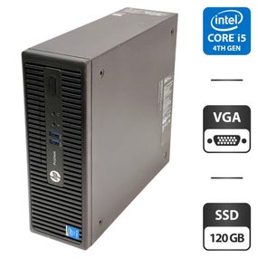 Компьютер HP ProDesk 400 G2.5 SFF / Intel Core i5-4590S (4 ядра по 3.0 - 3.7 GHz) / 8 GB DDR3 / 120 GB SSD / Intel HD Graphics 4600 б/у