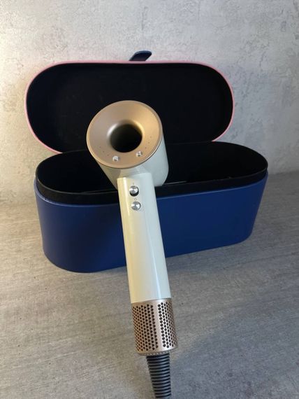 Фен  Super Hair Dryer білий з іонізацією та турборежимом з кесом на 1 насадку | Зображення 3