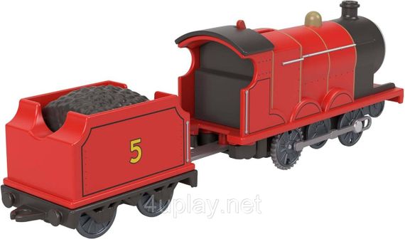 Классический моторизованный поезд Джеймс из юбилейной серии к 80-летию Thomas & Friends Оригинал Fisher-Price | Зображення 5