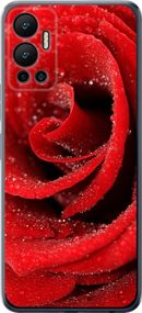 Чехол на Infinix Hot 12 Красная роза "529u-2864-17620"