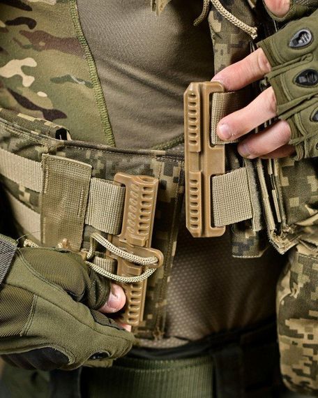 Плитоноска 4 точки сброса Attack PREMIUM   пиксель ДЛ6501 | Зображення 5