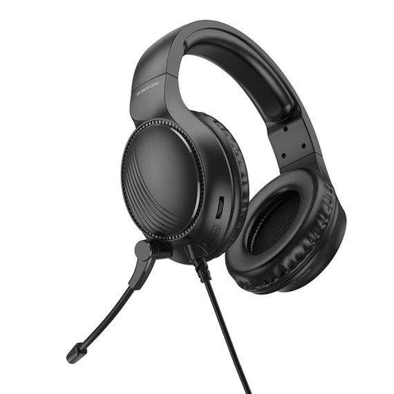 Навушники BOROFONE BO109 Bountiful gaming headphones Black | Зображення 4