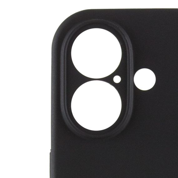 Чохол Silicone Case Full Camera Protective (AA) для Apple iPhone 16 (6.1") Чорний / Black | Зображення 3