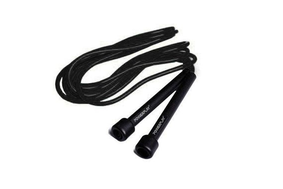 Скакалка PowerPlay 4201 Basic Jump Rope Чорна (2,8m.) | Зображення 1