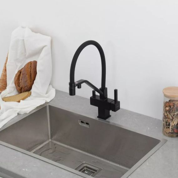 Змішувач для кухні Gappo з виходом для питної води, з гнучким виливом G4395-66 | Зображення 4