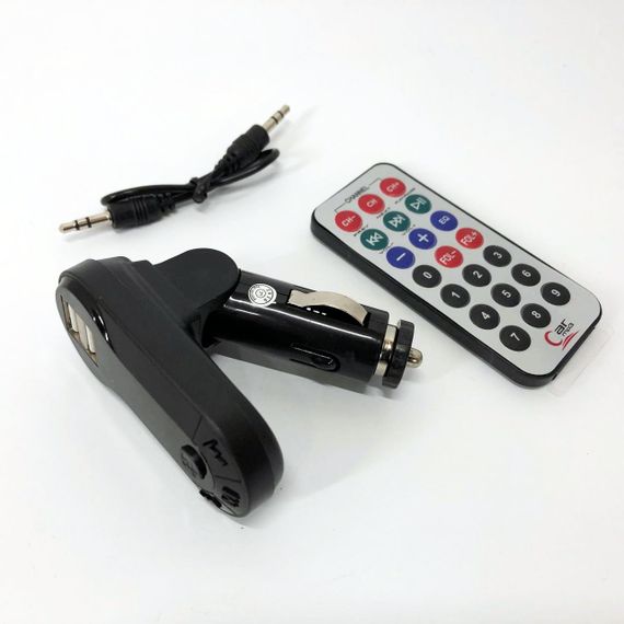 Fm модулятор usb CM i9, Автомобільний адаптер для заряджання телефону, Блютуз фм передавач TO-349 для машину | Зображення 3