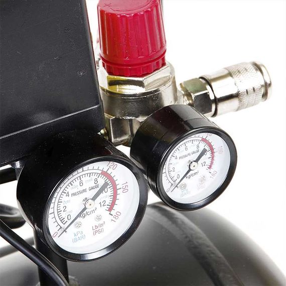 Компресор двоциліндровий безоливний 1,5 кВт 240 л/хв 8бар 24 л APRO 8501711 | Зображення 6