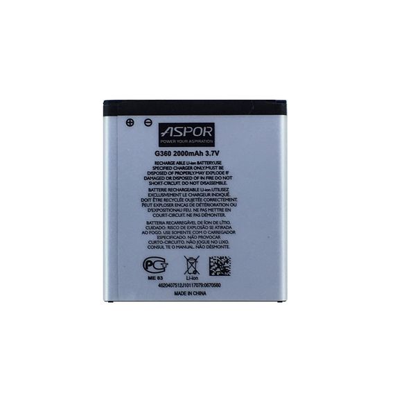 Акумулятор Aspor EB-BG360CBE для Samsung G360/J200