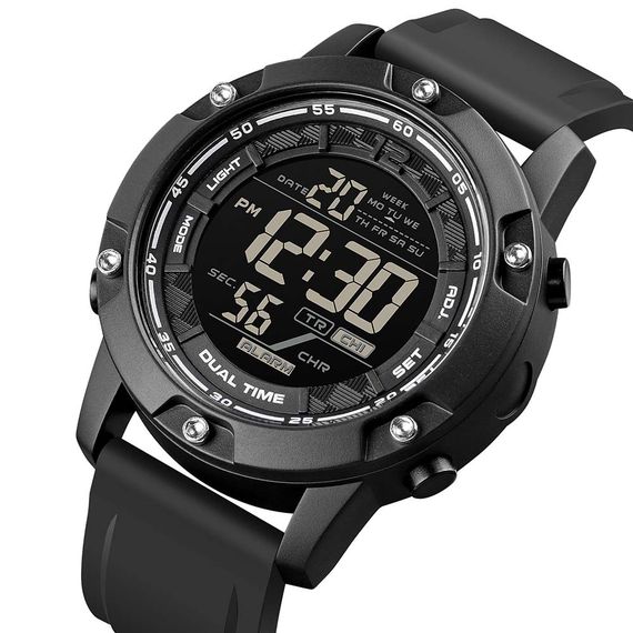 Чоловічий годинник Skmei 1762BK All Black | Зображення 1