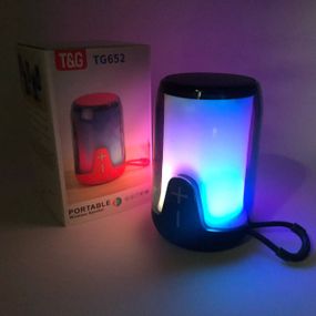 Колонка з підсвічуванням TG652, Колонка для вечірки, Bluetooth колонка для QC-329 гарної музики
