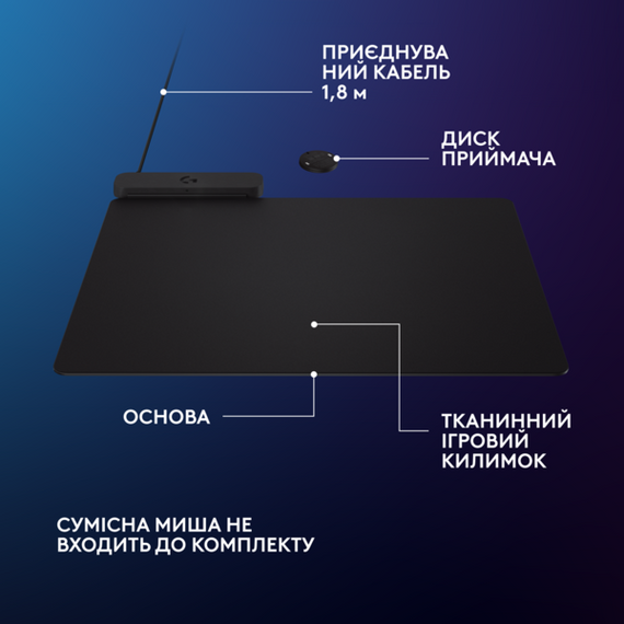 Килимок для мишi Logitech G Powerplay 2 (L947-000003) | Зображення 5