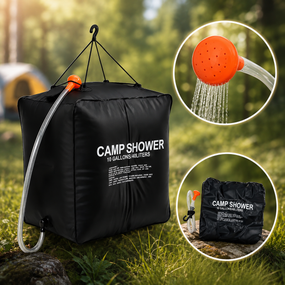 Похідний переносний душ для кемпінгу, туристів, дачників Camp Shower 40л