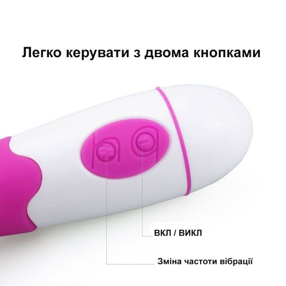 Вибратор - rabbit для двойной стимуляции ( красный, AAA) | Зображення 9