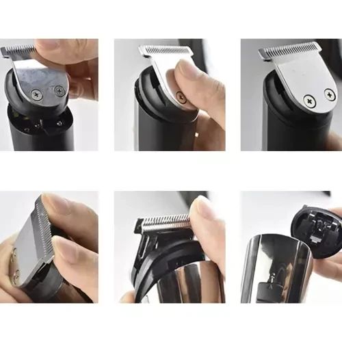 Машинка для стрижки волос и бороды Soulima 19356 | Триммер 5 в 1 с дисплеем | Зображення 8