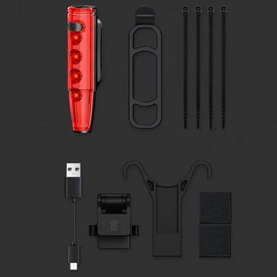 Задній стоп велосипед LEADBIKE LD77-LS-4 LED, Велосипедний габаритний ліхтар, Ліхтар для нічної їзди BR-86 | Зображення 7