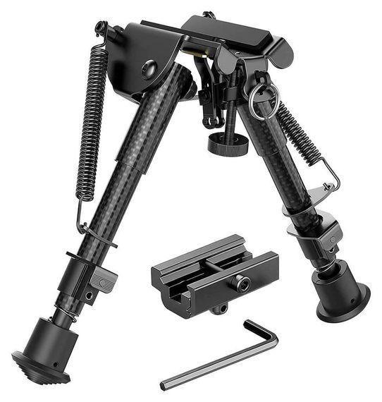 Сошки Buvele Carbon Bipod Сошки для винтовок Сошки для оружия Сошки для ак | Зображення 2