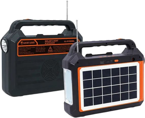 Ліхтар-радіо-блютуз із сонячною панеллю XPRO EP-0158 (MER-15361_696)