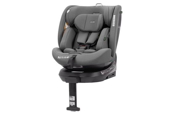 Автокрісло CRL-16002 Octopus Seashell Grey i-Size 40-150 см ISOFIX, поворот, опорна стійка CARRELLO
