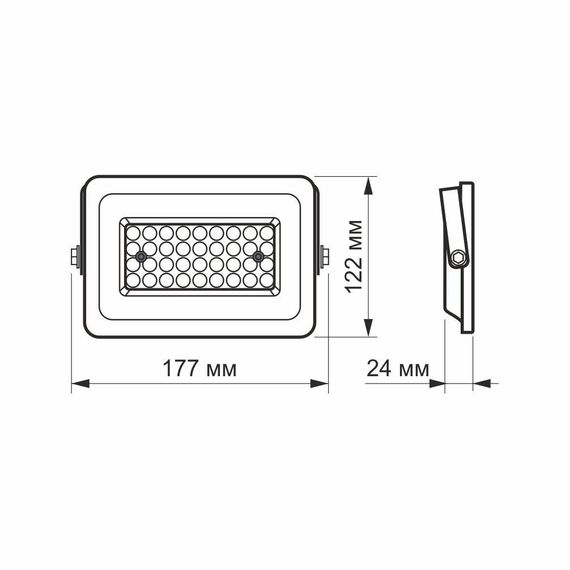 Світлодіодний прожектор VIDEX F2e 30W 5000K | Зображення 4