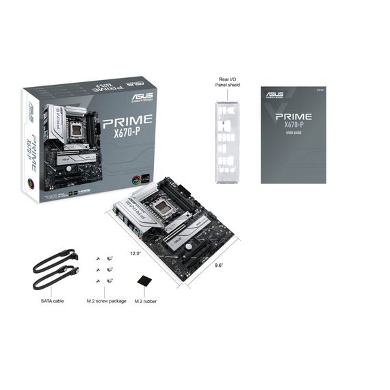 Материнcкая плата ASUS PRIME X670-P sAM5 X670 4xDDR5 M.2 DP HDMI ATX 90MB1BU0-M0EAY0 | Зображення 3