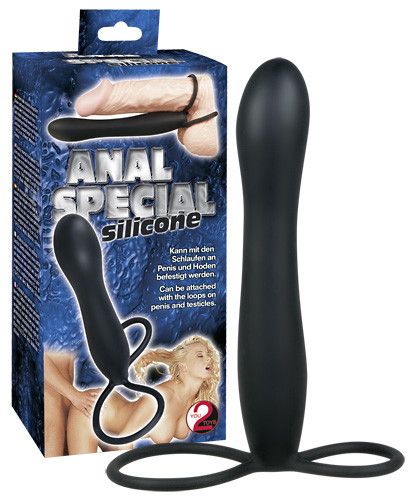 Страпон - Anal Special Silicone Black sexstyle