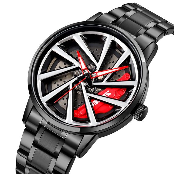 Чоловічий годинник Skmei 1990C Black Red-Silver | Зображення 1