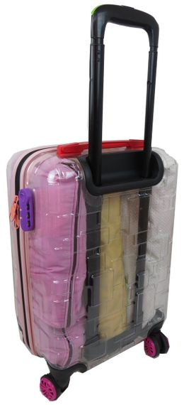 Прозора маленька пластикова валіза + комплект органайзерів 42L My Luggage | Зображення 3