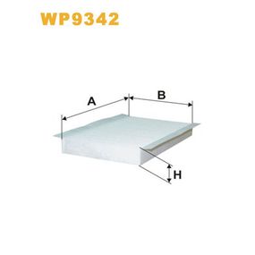 Фильтр салона Wixfiltron WP9342