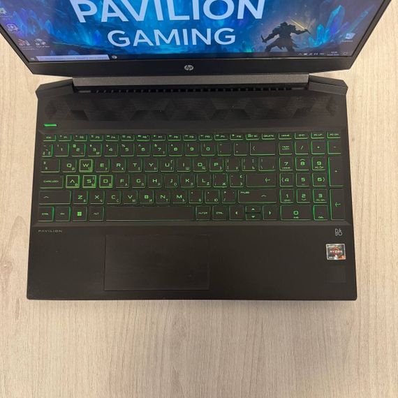 Игровой ноутбук Б-класс HP Pavilion Gaming 15-ec2023ua / 15.6" (1920x1080) IPS / AMD Ryzen 5 5600H (6 (12) ядер по 3.3 - 4.2 GHz) / 8 GB DDR4 / 512 GB SSD / nVidia GeForce RTX 3050 Ti, 4 GB GDDR6, 128-bit / WebCam б/у | Зображення 2