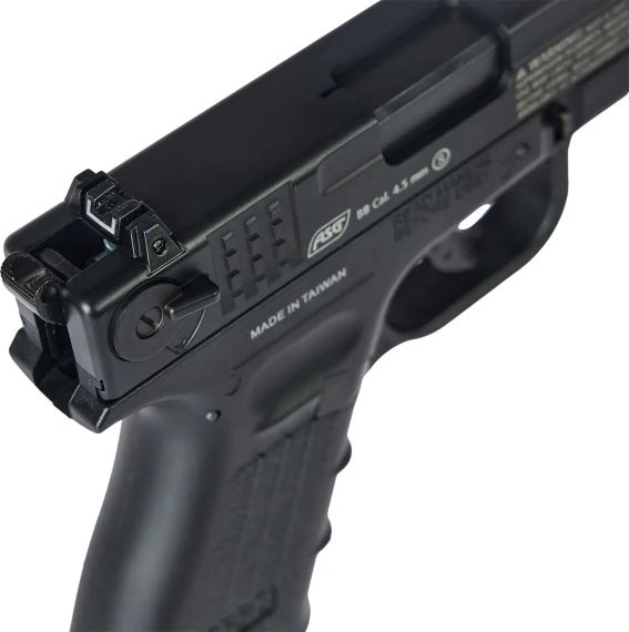 Пістолет пневматичний ASG ISSC M22. CO2. 4,5 мм кал. 4.5 мм Black | Зображення 4