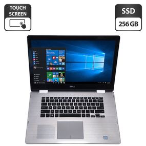 Ноутбук-трансформер Б-клас Dell Inspiron 15 7579 2-in-1 / 15.6" (1920x1080) IPS Touch / Intel Core i5-7200U (2 (4) ядра по 2.5 - 3.1 GHz) / 8 GB DDR3 / 256 GB SSD / Intel HD Graphics 620 / WebCam б/в
